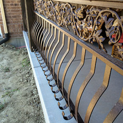 outdoor custom railing