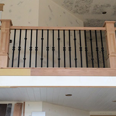 indoor metal railing fabrication