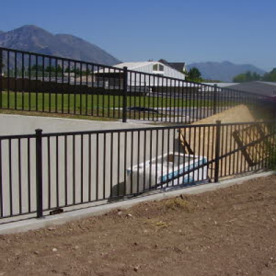outdoor metal fence