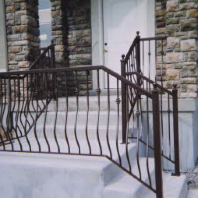 rustic railing