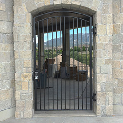 spanish style metal gate
